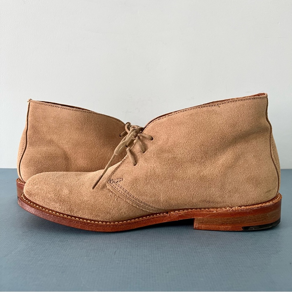 Gorilla USA Union Made Chukka Tan Suede Leather Dress Boots - Picture 4 of 12